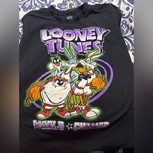 Warner Bros. Black and Purple Looney Tunes Kids T-Shirt